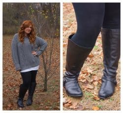 boots calf wide dress playing plus tall leggings february fitzwell valencia outfits courtney posted fall
